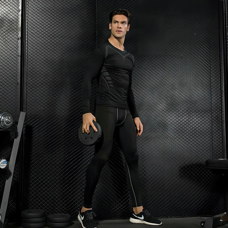 Compression Base Layer Gym Sports Running Training Pants for Men Leggings