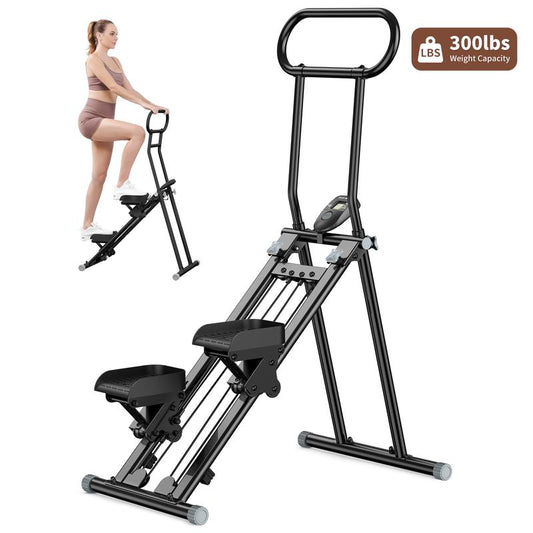 Hxd-Ergo Stalr Stepper Machine Torfull-Body Workout with Lcd Display, 300LBS Capacity，Adjustable Handlebars and Pedals,Perfect for Home and Ofnceworkouts,Home Fitness Equlpmentfor Women&Men Ciimber Stepper