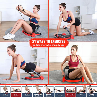 MBB Ab Workout Equipment - Home Gym Abdominal Training Machine and Crunch Bench for Comprehensive Full Body Exercise