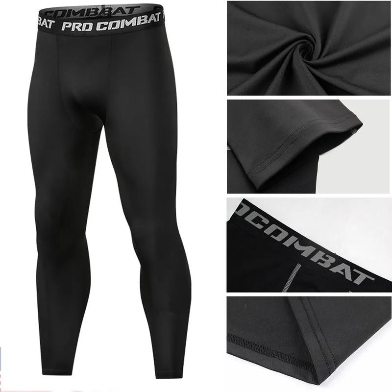 Compression Base Layer Gym Sports Running Training Pants for Men Leggings