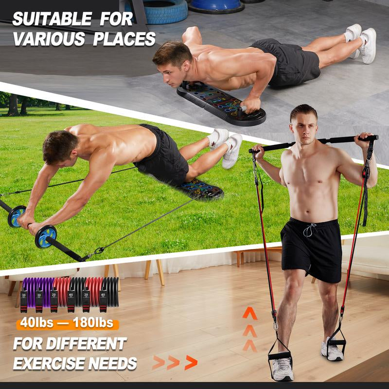 HOTWAVE Push up Board - Men'S Strength Training, Shoulder and Chest Training, Strength Training Equipment Suitable for Users of All Body Types